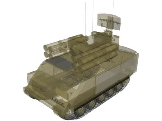 M-113 ADATS 3D Model preview