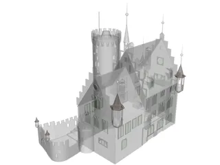 Castle 3D Model preview