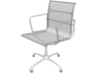Chair Eames EA 107 3D Model preview