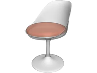 Chair Tulip 3D Model preview