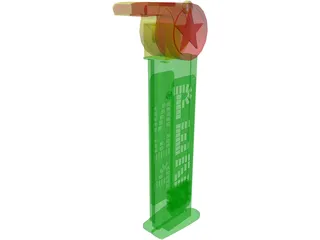 Pez Dispenser 3D Model preview