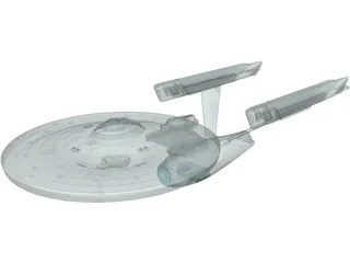Star Trek Enterprise 3D Model preview