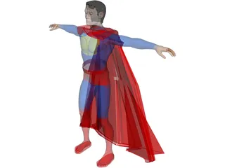 Superman 3D Model preview