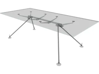 Table Norman Foster 3D Model preview