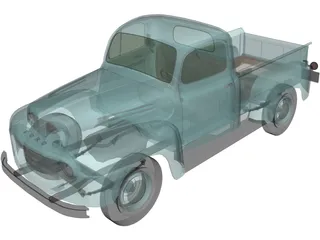 Ford Pickup (1950) 3D Model preview