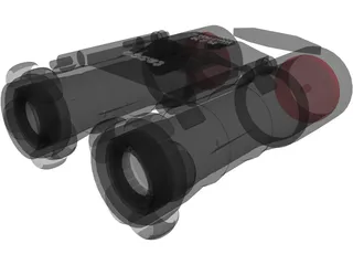 Binocular 3D Model preview