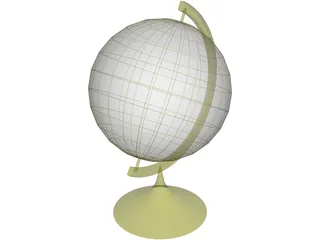 Golden Globe 3D Model preview
