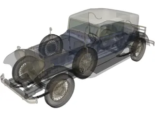 Packard (1930) 3D Model preview