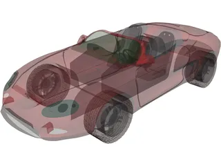 Ford Mustang Mark III Concept 3D Model preview
