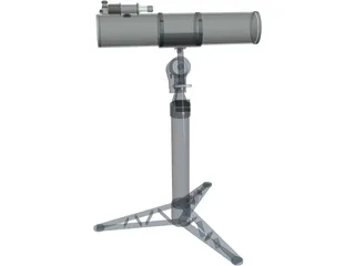 Telescope 3D Model preview