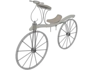Bicycle Dennis Johnson 3D Model preview