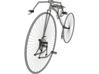 Bicycle Facile 3D Model preview