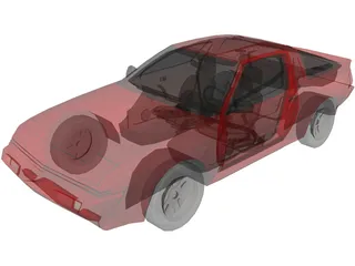 Mitsubishi Conquest (1988) 3D Model preview