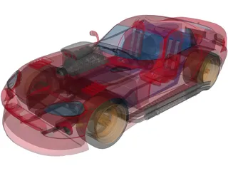 Dodge Viper [Supercharged] 3D Model preview