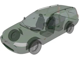 Volvo V70 (2001) 3D Model preview