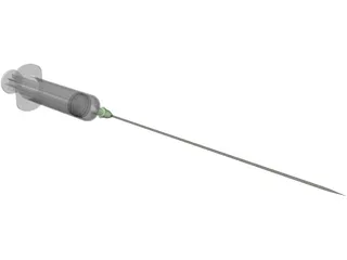 Syringe 3D Model preview