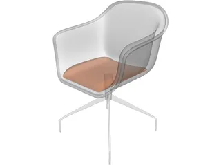 Chair Relax B&B Italia (1966) 3D Model preview