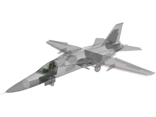 F-111 General Dynamics 3D Model preview