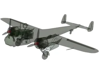 Dornier Do 17Z 3D Model preview