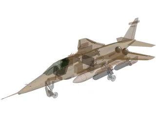 BA Jaguar GR1 3D Model preview