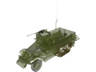 M3A Halftruck 3D Model preview