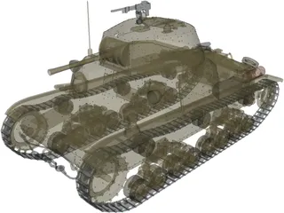 M 1340 3D Model preview