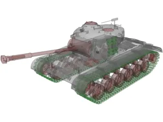 Pershing 3D Model preview