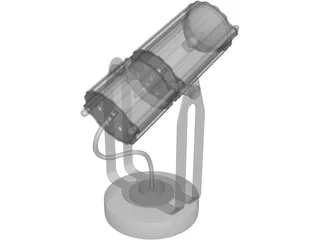 Spot Light Wall 3D Model preview