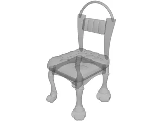 Baby Lion Chair 3D Model preview