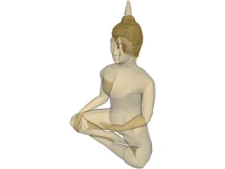 Buddha 3D Model preview