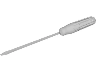 Screwdriver Plane 3D Model preview
