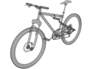 Bike Mountain 3D Model preview