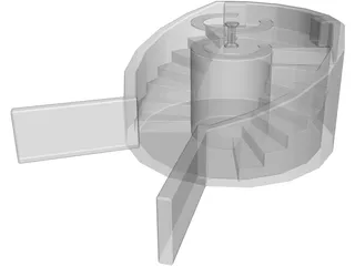 Stone Podium 3D Model preview