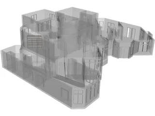 House Large 3D Model preview