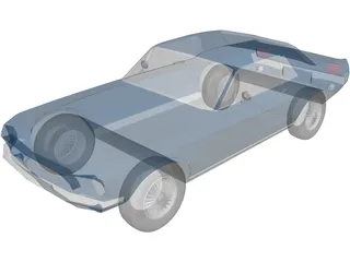 Ford Mustang (1967) 3D Model preview