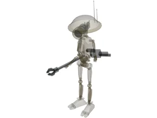 Pit Droid (Star Wars Episode I) 3D Model preview