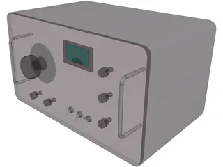 Radio Fifties 3D Model preview