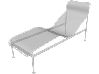 B&B Italia Garden Chair 3D Model preview
