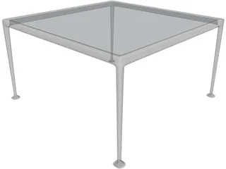 B&B Italia Garden Table 3D Model preview