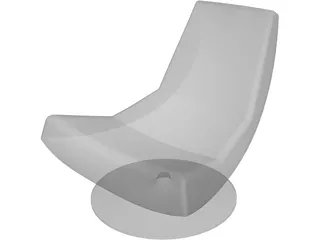 Chair Olivier Lounge 3D Model preview