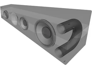Speaker 3D Model preview