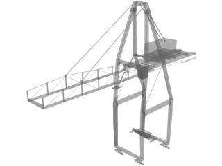 Crane 3D Model preview