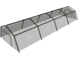 Army Tent 3D Model preview