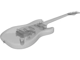Fender SRV Strat 3D Model preview