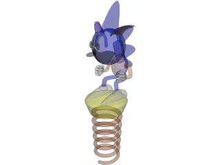 Sonic The Hedgehog 3D Model preview