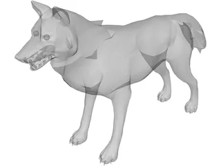 Wolf 3D Model preview