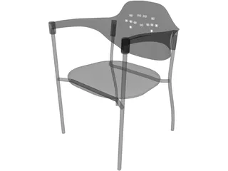 Chair Ottimo 3D Model preview