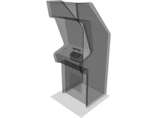 Atari Lunar Lander Arcade Game 3D Model preview