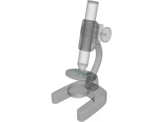Microscope 3D Model preview