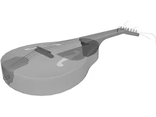 Mandolin 3D Model preview